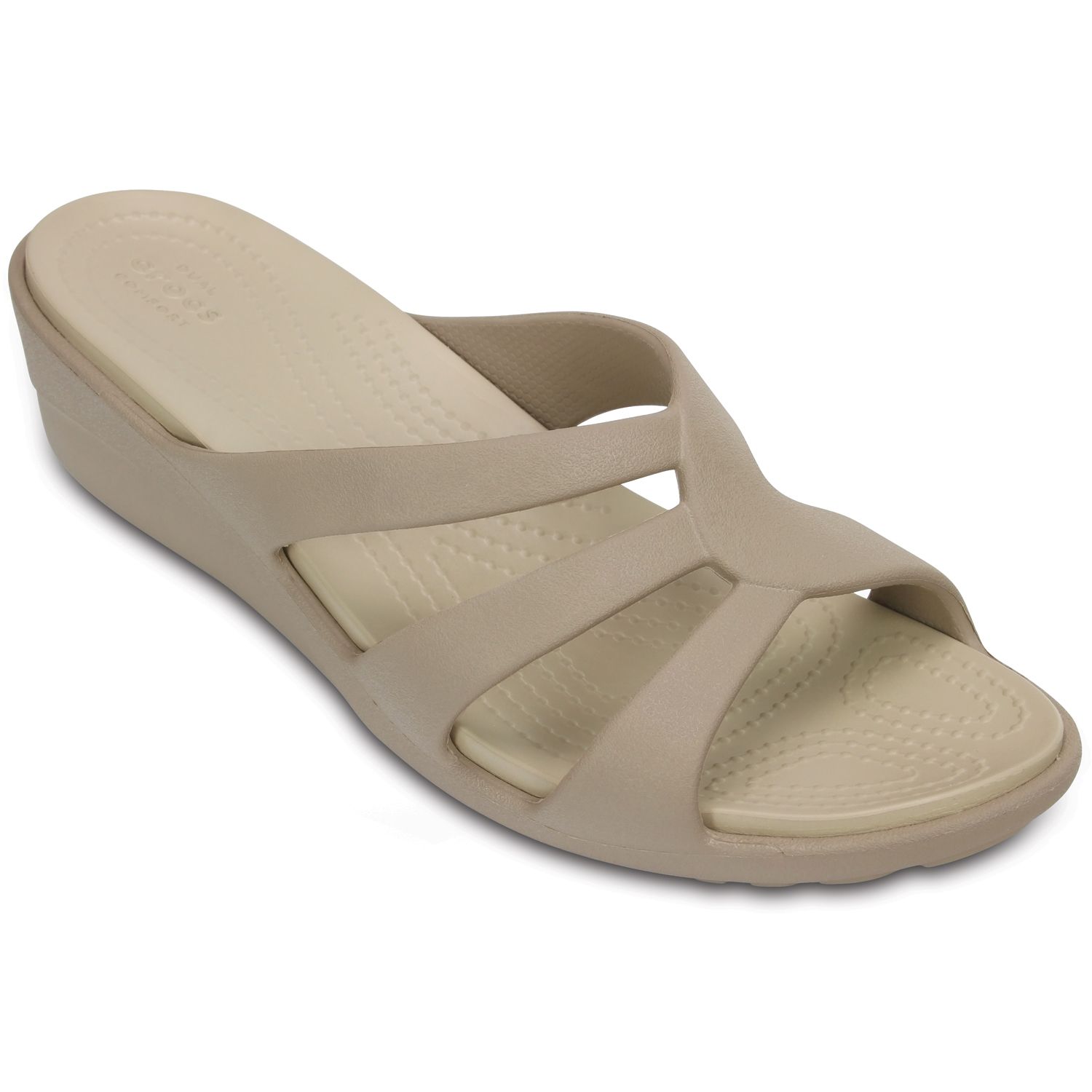 crocs dual comfort wedge