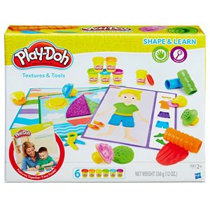 Play-Doh Shape & Learn Textures & Tools Set