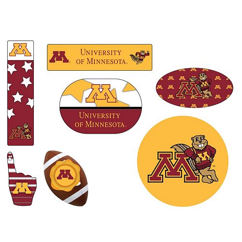 Minnesota Golden Gophers Tailgate 6-Piece Magnet Set