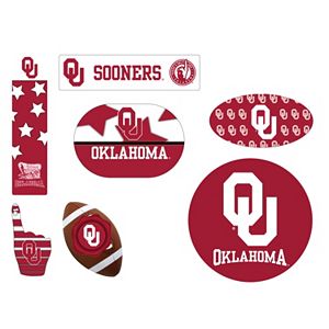Oklahoma Sooners Tailgate 6-Piece Magnet Set