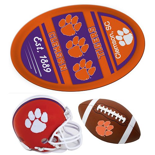 Clemson Tigers Helmet 3 Piece Magnet Set