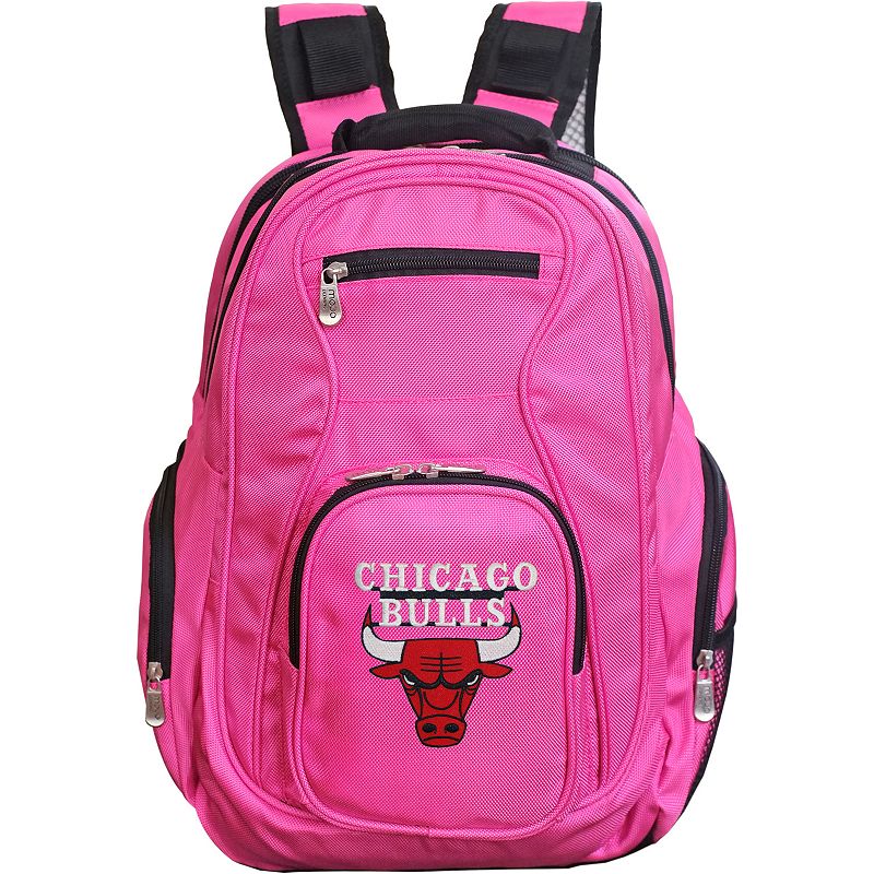 Chicago Bulls Premium Laptop Backpack, Pink