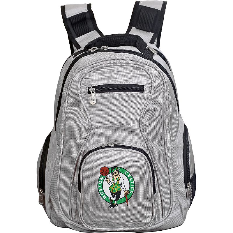 Boston Celtics Premium Laptop Backpack, Grey