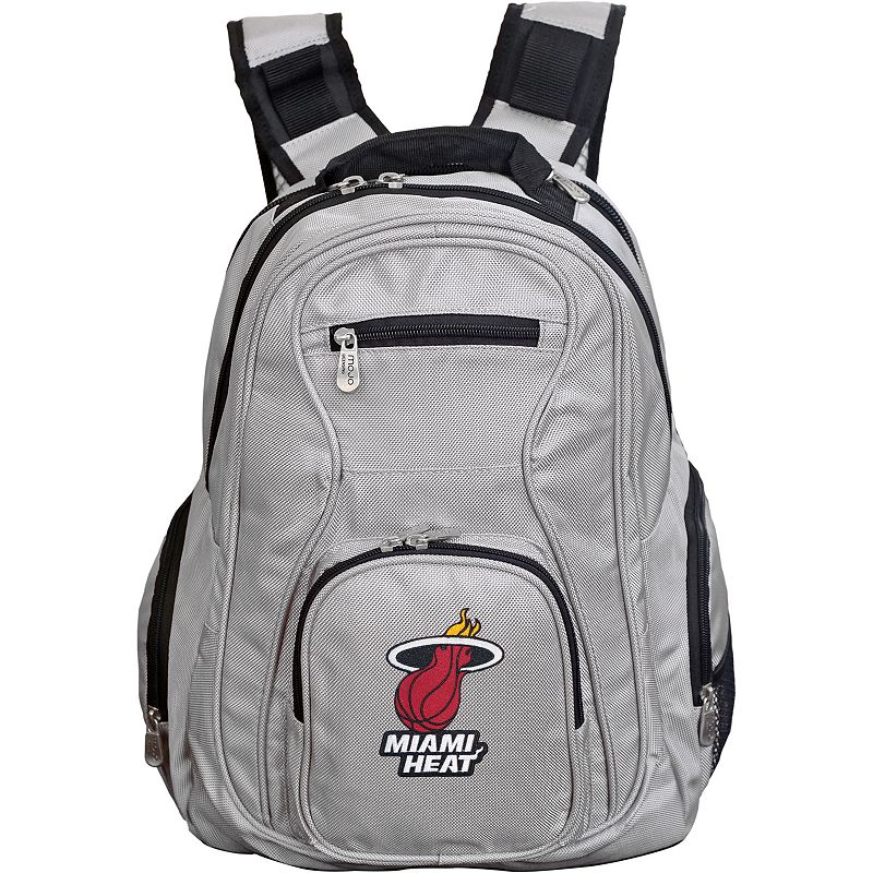 Miami Heat Premium Laptop Backpack, Grey