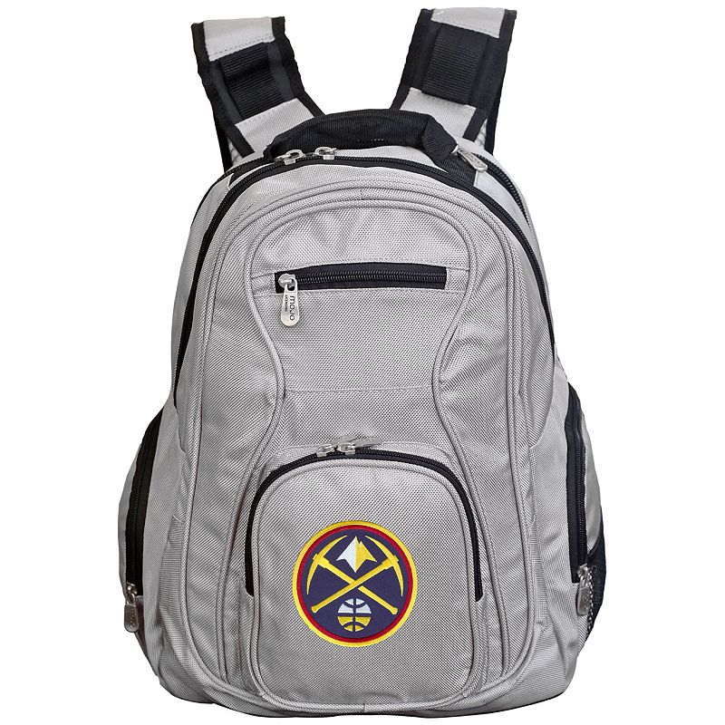 Denver Nuggets Premium Laptop Backpack, Grey