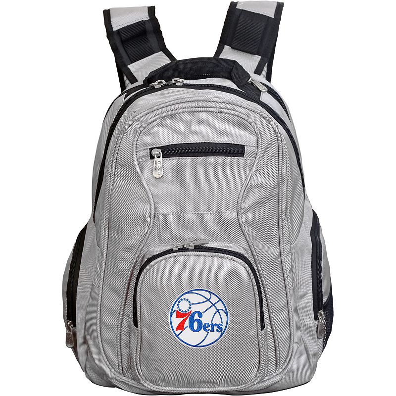 Philadelphia 76ers Premium Laptop Backpack, Grey