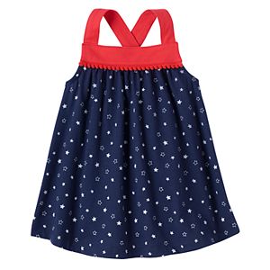 Baby Girl Jumping Beans® Patriotic Pom Tank Top