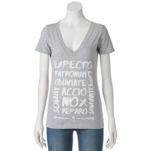 Juniors' Harry Potter Spells Graphic Tee