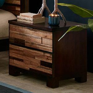 INK+IVY Tavarua Mosaic 2-Drawer Nightstand