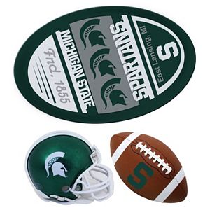 Michigan State Spartans Helmet 3-Piece Magnet Set