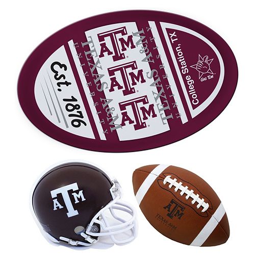 Texas A&M Aggies Helmet 3-Piece Magnet Set