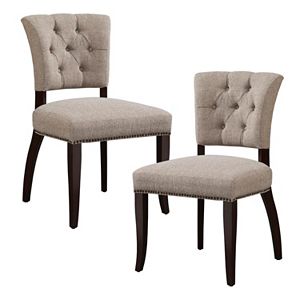 INK+IVY Brooklyn Tufted Dining Chair 2-piece Set