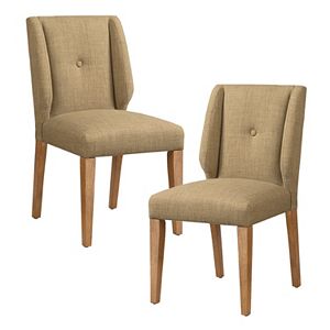 INK+IVY Portland Wingback Dining Chair 2-piece Set