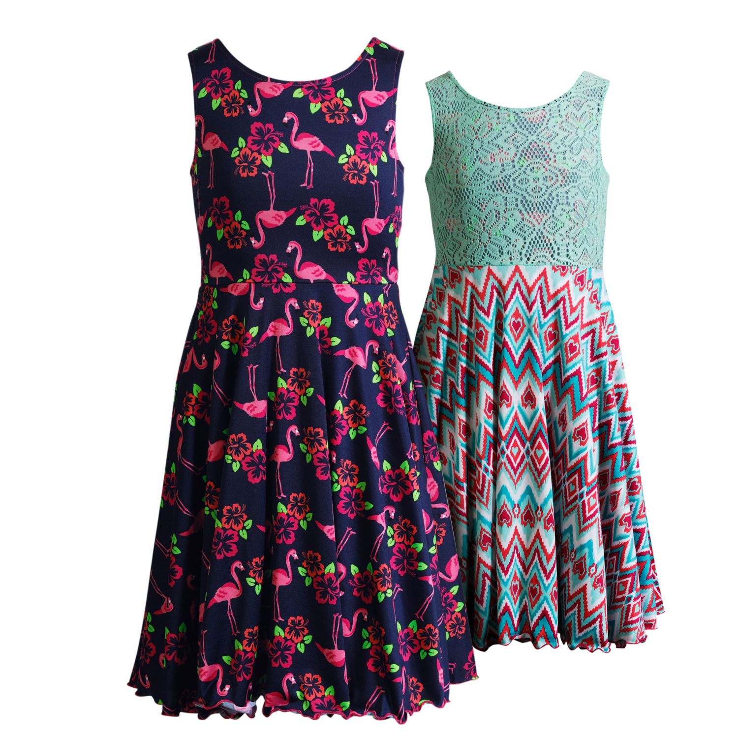 kohls flamingo dress