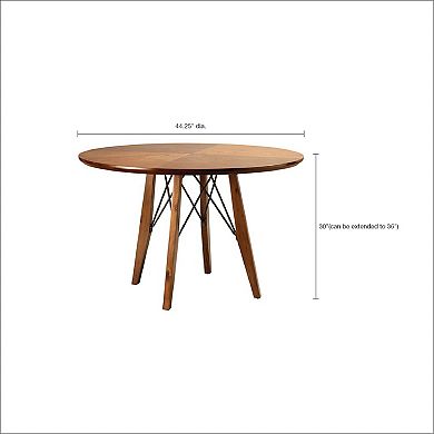 INK+IVY Clark Adjustable Round Dining Table