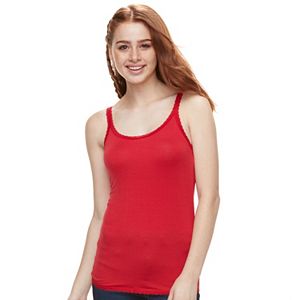 Juniors' SO® Lace Trim Camisole