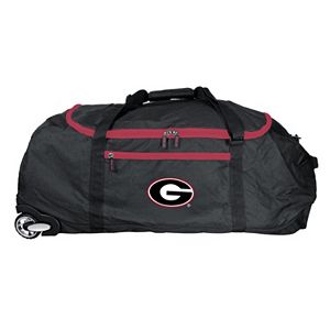 Georgia Bulldogs Wheeled Collapsible Duffle Bag