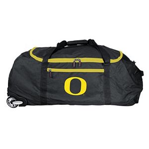 Oregon Ducks Wheeled Collapsible Duffle Bag