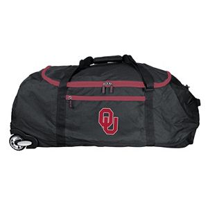Oklahoma Sooners Wheeled Collapsible Duffle Bag