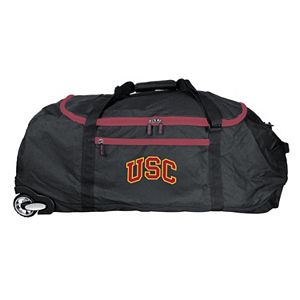 USC Trojans Wheeled Collapsible Duffle Bag