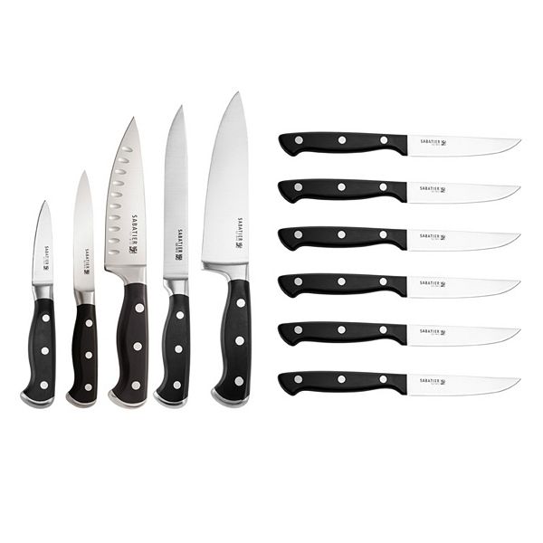 sabatier knife set with sharpener