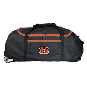 Cincinnati Bengals Wheeled Collapsible Duffle Bag