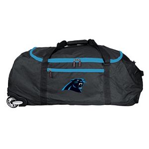 Carolina Panthers Wheeled Collapsible Duffle Bag