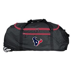 Houston Texans Wheeled Collapsible Duffle Bag