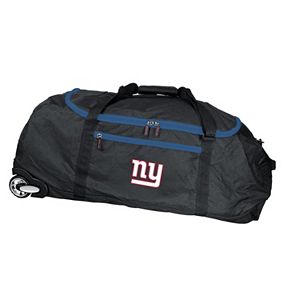 New York Giants Wheeled Collapsible Duffle Bag