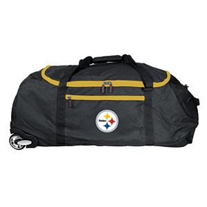 Pittsburgh Steelers Wheeled Collapsible Duffle Bag