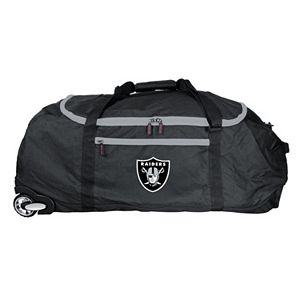 Oakland Raiders Wheeled Collapsible Duffle Bag
