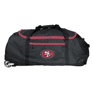 San Francisco 49ers Wheeled Collapsible Duffle Bag