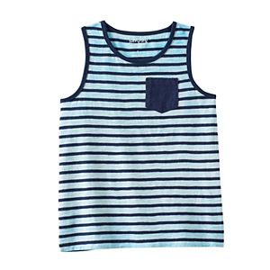 Boys 4-10 Jumping Beans® Striped Slubbed Tank