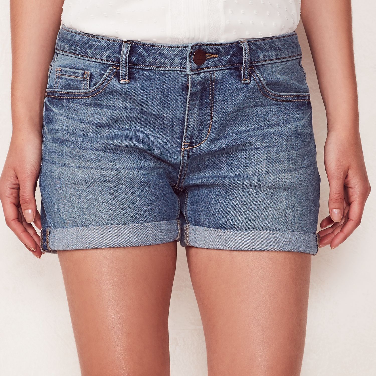 kohls womens jean shorts