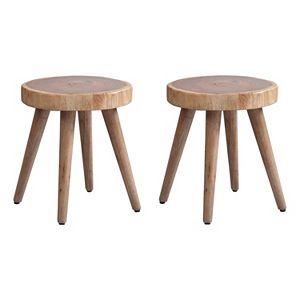 INK+IVY Arcadia Counter Stool & Accent Table 2-piece Set