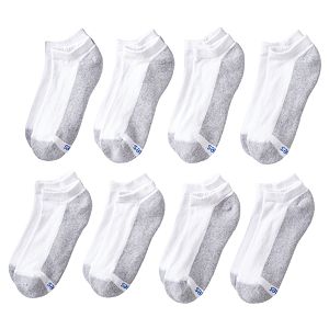 Boys Hanes Ultimate 8-pack No-Show Socks