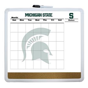 Michigan State Spartans Dry Erase Cork Board Calendar