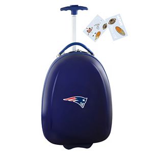 Children's New England Patriots Hardshell Wheeled Luggage Pod
