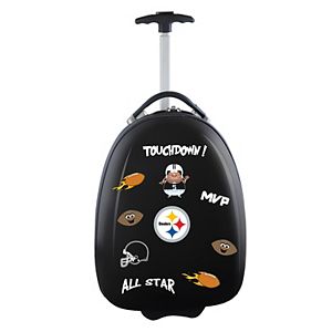 Children's Pittsburgh Steelers Hardshell Wheeled Luggage Pod