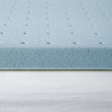 Sleep Philosophy 2-Inch Gel Memory Foam Mattress Topper with Cooling Cover