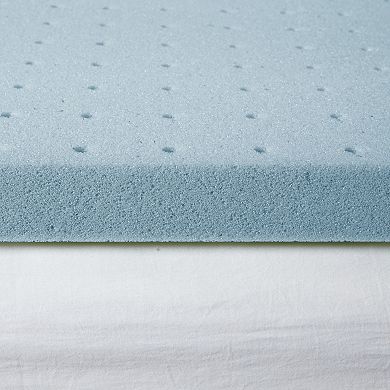 Sleep Philosophy 2-Inch Gel Memory Foam Mattress Topper with Cooling Cover