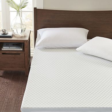 Sleep Philosophy 2-Inch Gel Memory Foam Mattress Topper with Cooling Cover