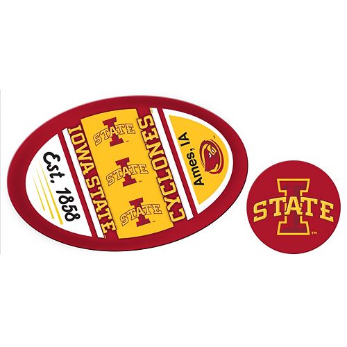 Iowa State Cyclones Jumbo Tailgate & Mascot Peel & Stick Decal Set