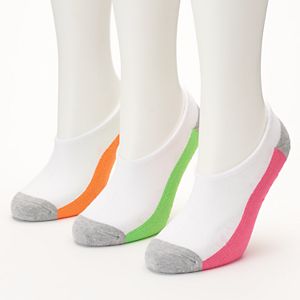 Women's Converse Made For Chucks 3-pk. Colorblock Liner Socks