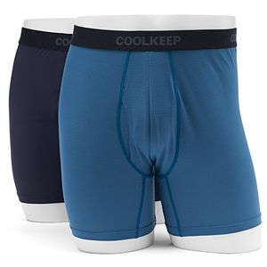 Men's CoolKeep 2-pack Active Mesh Performance Boxer Briefs