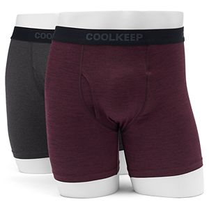 Men's CoolKeep 2-pack Techno Mesh Performance Boxer Briefs