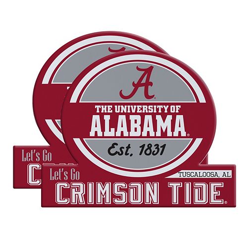 Alabama Crimson Tide Jumbo Tailgate Magnet 2-Pack