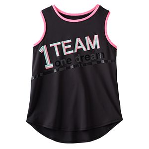 Girls 7-16 & Plus Size SO® Contrast Binding Graphic Tank Top