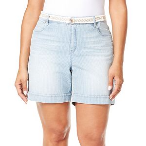 Plus Size Gloria Vanderbilt Marisa Jean Shorts