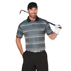 Men's Grand Slam Regular-Fit Space-Dyed Jacquard Performance Golf Polo